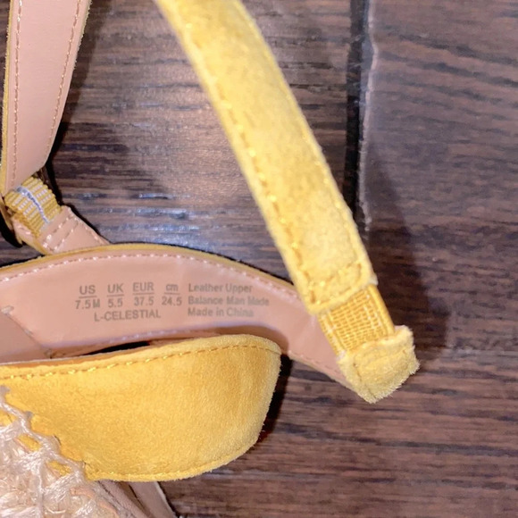 Franco Sarto espadrilles sandals size 7 1/2 leather - Picture 7 of 7